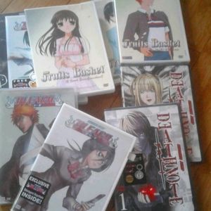 Anime DVDs Lot! Fruits Basket, Death Note, Bleach